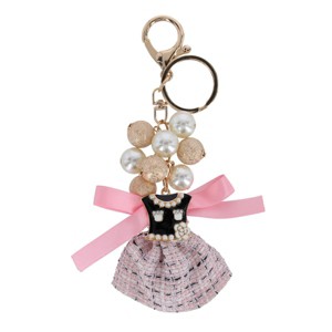 CTM Women's Vintage Classy Dress Bag Charm - 1 of 3