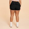 Blogilates Women's Ruffle Woven Mid-Rise Shorts - 2 of 4