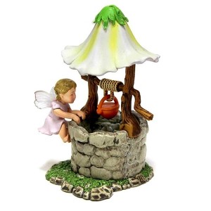 Flower Fairies Secret Garden Baby Apple Blossom w/ Wishing Well - 1 of 3