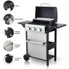 CAVINAS Grill Cart Stainless Steel Tabletop Outdoor Grill Table Multifunctional Outdoor Grill Cart Suitable for Outdoor Grilling - 2 of 4