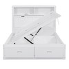 YOOCOZZ Platform Bed with Underneath Storage, Drawers, Shelves, Hidden Cabinet and Charging Ports - 4 of 4