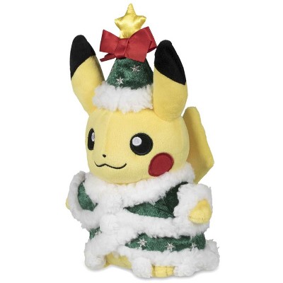 holiday pikachu plush