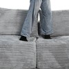 WJSHome 104 Inch Modular Sectional Cloud Couch, Boneless Sofa with Deep Seat, Comfy Fluffy Couch with L-Shaped Chaise,Left-Facing Chaise - 2 of 4