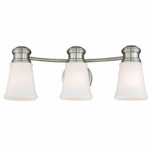 Vaxcel Malie 3 - Light Vanity in  Satin Nickel - 1 of 1