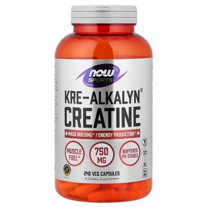 NOW Foods Sports, Kre-Alkalyn® Creatine, 240 Veg Capsules (0.75 g