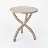 Mesa Verde Wood Curved Leg Accent Table - Threshold™ designed with Studio McGee - image 3 of 4