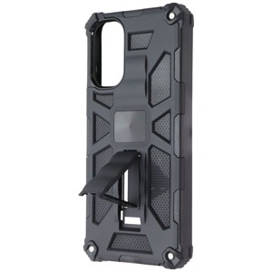 Mybat Rugged Kickstand Case for Motorola Moto G 5G (2022) - Black - 1 of 1