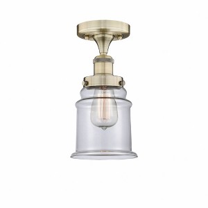 Canton - 1 Light Semi-Flush Mount In Industrial Style-11 Inches Tall and 6 Inches Wide - 1 of 1