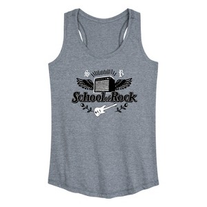 Women's - School of Rock - Original Logo Graphic Racerback Tank - 1 of 4