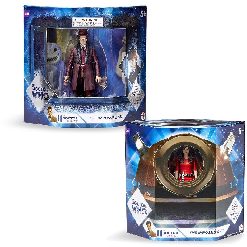 Seven20 Doctor Who The Impossible Set w/ 11th Doctor & Oswin Oswald 5" Action Figures, 4 of 8