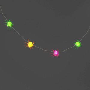 20ct LED Molded Plastic Spider Halloween Indoor Outdoor Novelty Dewdrops String Lights - Hyde and EEK! Boutique™ - 1 of 4