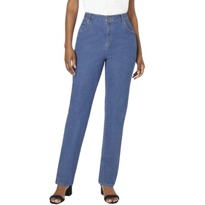 Jessica London Women's Plus Size True Fit Stretch Denim Straight Leg Jean