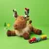 10" Reindeer Stuffed Animal - Gigglescape™: Polyester, 1 Year+, Zoo Animal Theme, 11.5" Height - 2 of 3