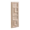 Kate & Laurel All Things Decor 13 "x 36" Yuvan Decorative Carved Wall Art Plaque Light Natural: Modern Scandinavian Style - 2 of 4