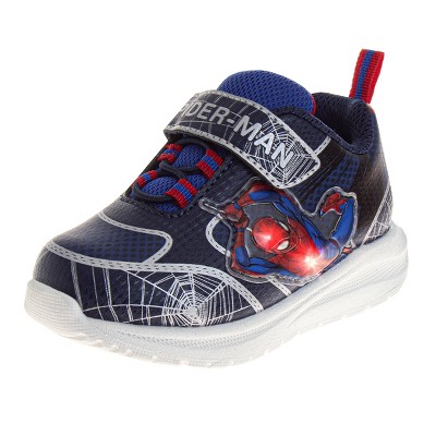 Marvel Spider man Boys Light Up Sneakers. toddler little Kids Navy blue 10 Target