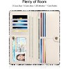 BEAFUP Womens Wallet,RFID Thin Ladies Credit Card Holder Purse, Cute Leather Bifold Clutch Billfold With 11 Card Slots & ID Window - 4 of 4