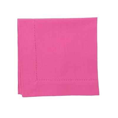 C&F Home Hemstitch Fuchsia Napkin Set of 6