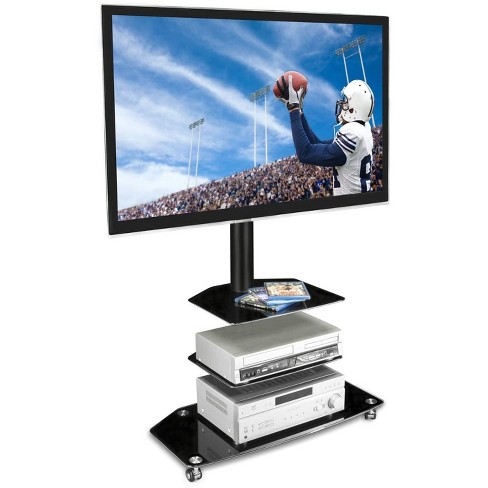 Mount-it! Universal Tv Stand Base Replacement, Table Top Pedestal Mount  Fits 32 - 60 Inch Lcd Led Plasma Tvs, 110 Lb Capacity : Target