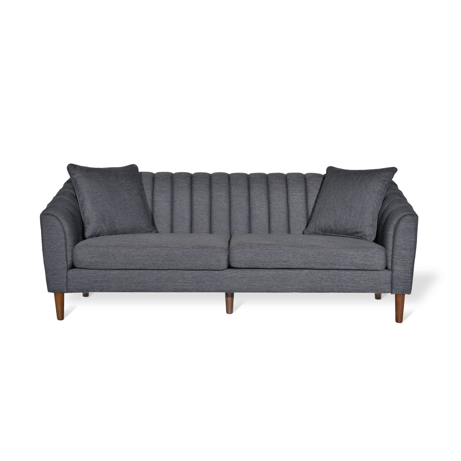 Ansonia Contemporary Fabric 3 Seater Sofa - Christopher Knight Home