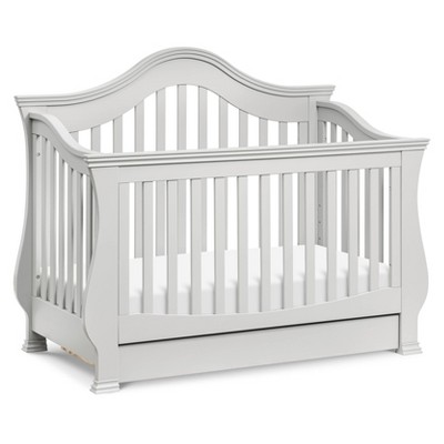 Million Dollar Baby Classic Ashbury 4-in-1 Convertible Crib with Toddler Rail, Greenguard Gold Certified