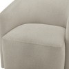 Swivel Polyester/Nylon Fabric Barrel Chair with Pocket Coil Seat and 360-Degree Swivel for Living Room - 3 of 4