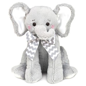 Bearington Baby Lil' Spout Lullaby Animated Musical Plush Stuffed Animal Gray Elephant 13" - 1 of 4