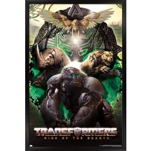 Trends International Transformers: Rise of the Beasts - Maximals Framed Wall Poster Prints - 1 of 4