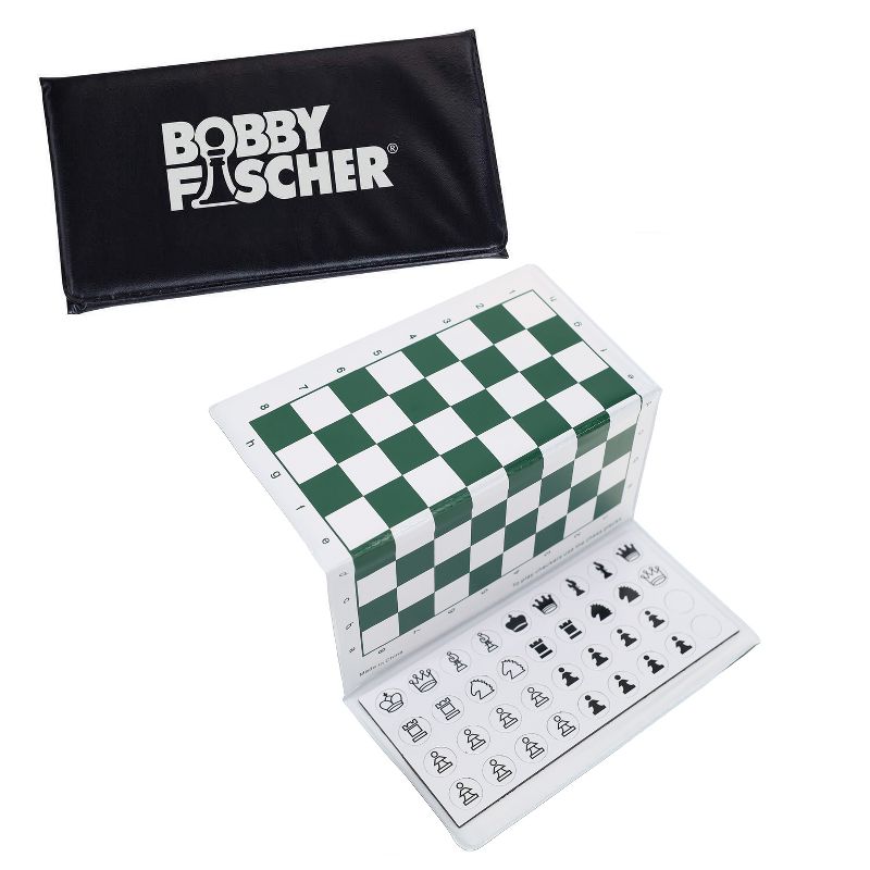 Bobby Fischer Mini Magnetic Pocket Chess Set - Travel Trifold, 6 x 3.25 in., 1 of 4