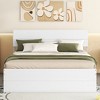 ALEXOUN Platform Bed Frame with Headboard,Wood Bed Frame with Wood Slats Support,for Bedroom Apartment - 4 of 4