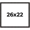 PosterPalooza | 26x22 Bamboo Picture Frame, UV Acrylic, 4 Finishes - Brown, Black, Gold, and Natural - 2 of 4