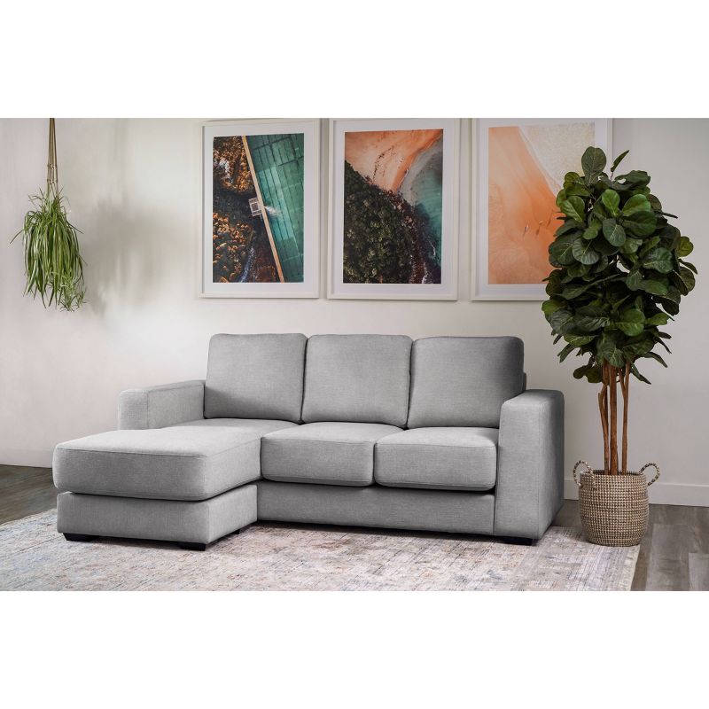 Elizabeth Stain Resistant Fabric Reversible Chaise Sectional Sofa - Abbyson Living, 3 of 13