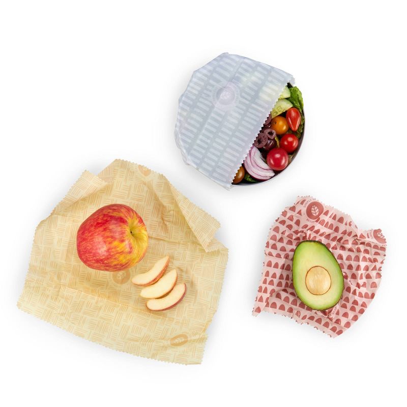 Simply Green Beeswax Food Wraps Assorted - 2.64 sq ft, 4 of 6