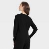 Women's Ribbed Henley Pajama Top - Auden™ - 2 of 4