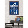 Trends International NHL Tampa Bay Lightning - Champions 23 Framed Wall Poster Prints - 2 of 4