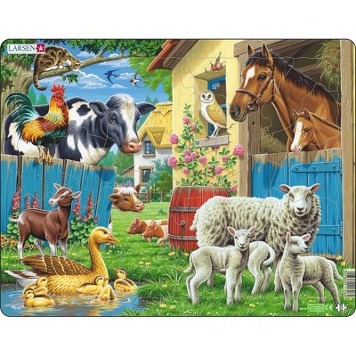 Springbok Larsen Farm Animals Children's Jigsaw Puzzle 23pc