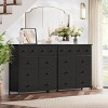 WOWLIVE 10-Drawer Dresser with Fabric Storage, Chest of Drawers for Bedroom - 3 of 4