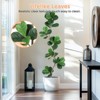 Orieon Artificial Fiddle Leaf Fig Tree 6FT with Black Pot, S-Shape Fake Ficus Tree with Natural Wood Trunk, Realistic Faux Plant for Home Decor - 4 of 4