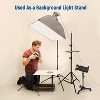 MaseiKar Heavy Duty Light Stand with Casters, 2.4ft Max Height Foldable Tripod Stand for Low-Angle/Tabletop Shooting, Photography Light Stand - 2 of 4