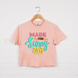 Simply Sage Market Women's Made For Sunny Days Short Sleeve Relaxed Fit Cropped Graphic Tee - 1 of 3
