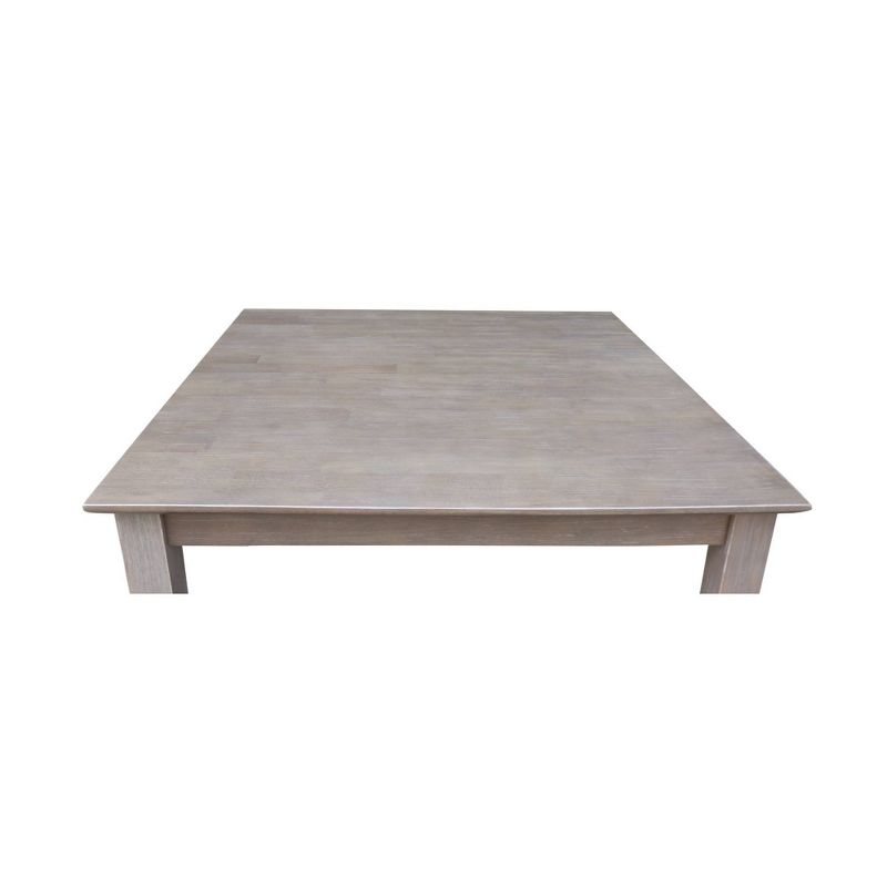 Solid Wood 36" X 36" Dining Table Weathered Gray - International Concepts, 5 of 7