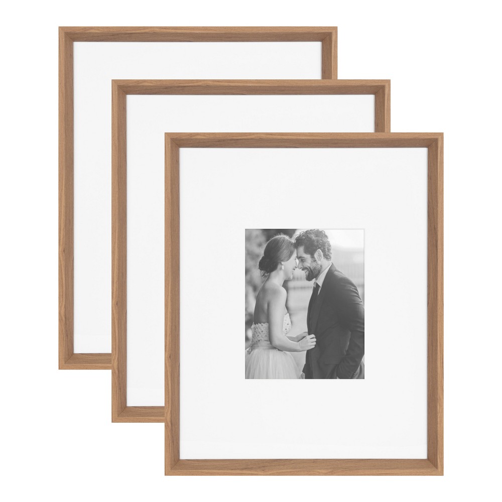 Photos - Photo Frame / Album Kate & Laurel All Things Decor  16"x20" Matted to 8"x10" Calter(Set of 3)
