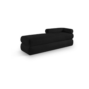 Meridian Furniture,Kennedy Chenille Fabric Bench - 1 of 4