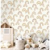 Holden Boho Rainbow Blush and Orange Wallpaper: Non-Pasted Paper, Bohemian Style, Kids' Decor, Smooth Matte Finish, 56 Sq Ft Coverage - 4 of 4