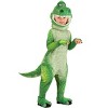 HalloweenCostumes.com Authentic Disney Pixar Toy Story Rex Halloween Costume for Toddlers | Green Dinosaur Dress Up Jumpsuit | Officially Licensed - 3 of 4