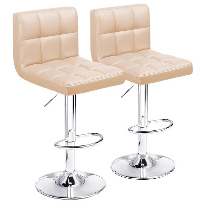 LACOO 33" - 44" Bar Height Adjustable Swivel Barstool