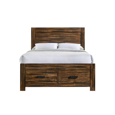 Wren Platform Storage Bed Chestnut - Picket House Furnishings