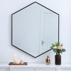 Elegant Lighting Metal frame hexagon mirror 38 inch in Black - 2 of 4