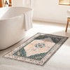 COZONY Boho Floral Area Rug, Washable Low Pile Carpet with Non-Slip Backing for Living Room Bedroom Dining Room - 3 of 4