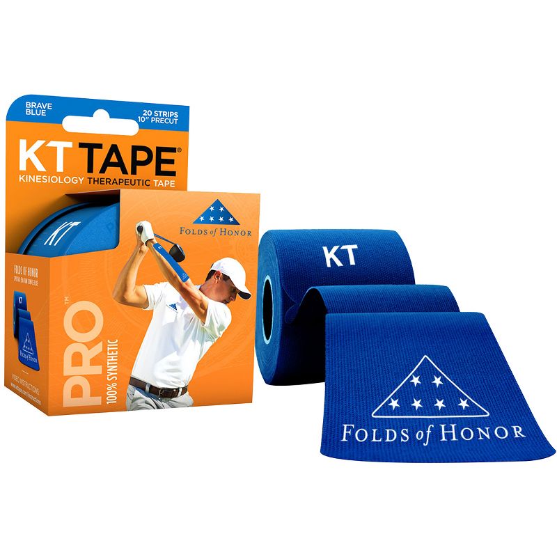 KT Tape Pro Folds Of Honor Special Edition 10" Precut Sports Roll - 20 Strips, 1 of 5