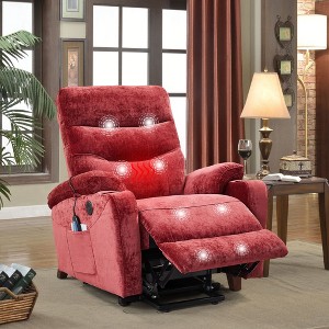 NicBex Linen Lift Recliner Chair for Elderly,Massage Chairs with 8-Point Massage and Lumbar Heating,Modern Reclining Chairs for Living Room - 1 of 4